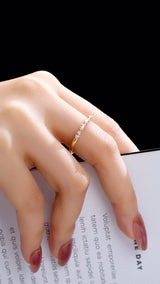 Milly - Marquise 7 stone Moissanite Wedding Band