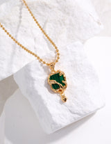 Malachite Irregular Necklace
