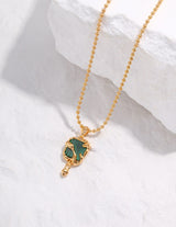 Malachite Irregular Necklace