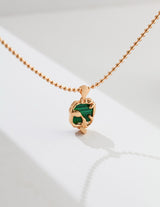 Malachite Irregular Necklace