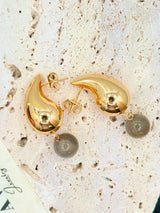 Labradorite Tear Drop Earrings