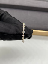 Siena - Marquise and Round Eternity Moissanite Wedding Band