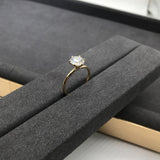 Natalie - Round Solitaire Moissanite Engagement Ring