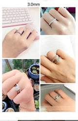 Nora - 7 Round Stone Moissanite Wedding Band