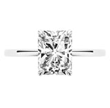 Natalie - Radiant Cut Moissanite Solitaire Engagement Ring