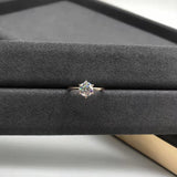 Natalie - Round Solitaire Moissanite Engagement Ring