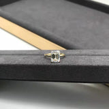 Natalie - Emerald Cut Lab Grown Diamond Solitaire Engagement Ring