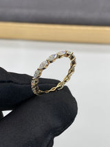 Melissa - Marquise Eternity Moissanite Wedding Band