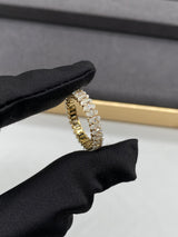 Olivia - Oval Eternity Moissanite Wedding Band