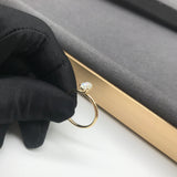 Natalie - Oval Solitaire Moissanite Engagement Ring