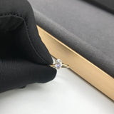 Natalie - Oval Solitaire Moissanite Engagement Ring