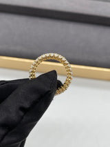 Olivia - Oval Eternity Moissanite Wedding Band