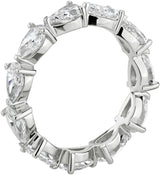 Penelope - Pear Cut Eternity Moissanite Wedding Band