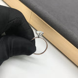 Natalie - Round Solitaire Moissanite Engagement Ring