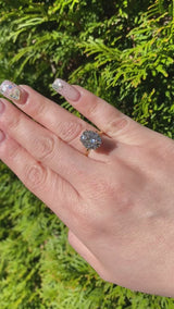 Naomi - Oval Twisted Cable Solitaire Moissanite Engagement Ring
