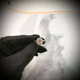 Naomi - Oval Twisted Cable Solitaire Moissanite Engagement Ring