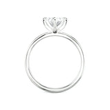 Marquise Solitaire Moissanite Engagement Ring