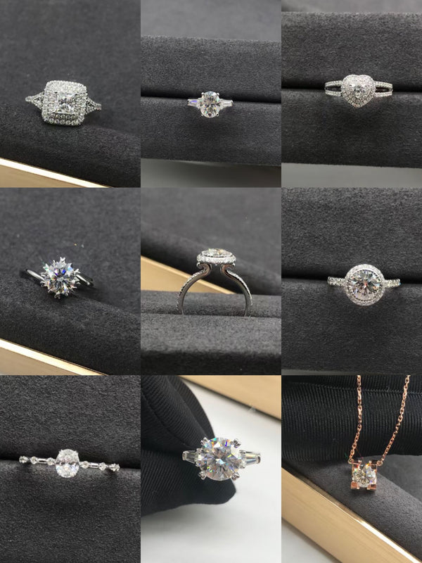 Custom Moissanite Engagement Ring